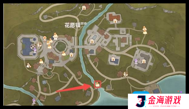 《无限暖暖》花愿镇商人位置一览
