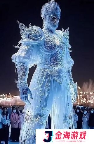 哈尔滨冰雕刻出《黑神话悟空》,还原度令人惊叹,北方也有自己的天命人