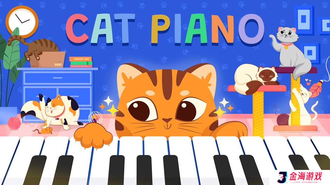 【美版】猫钢琴 .Cat Piano 中文